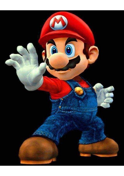 Kanvas mario Sayılarla Boyama Seti Kasnaklı 70 x 90 cm