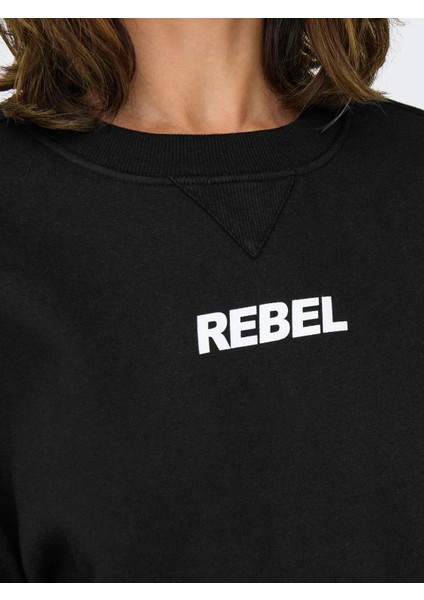 Onlsofıa L/s Word O-Neck Kadın Sweatshırt modelleri