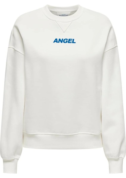 Onlsofıa L/s Word O-Neck Kadın Sweatshırt