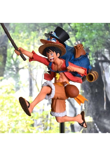 Kaptan Monkey D. Luffy Anime Manga Karakter Figür Oyuncak Koleksiyonluk Dekoratif Biblo 20 Cm.