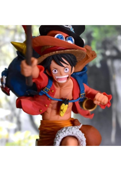 Kaptan Monkey D. Luffy Anime Manga Karakter Figür Oyuncak Koleksiyonluk Dekoratif Biblo 20 Cm.