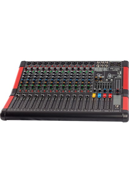 MV-P1200 12 Kanal USB Bluetooth Destekli Anfi Deck Mixer Stüdyo Tipi Amfi