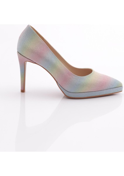 107 Kadin Topuklu Abiye Ayakkabi