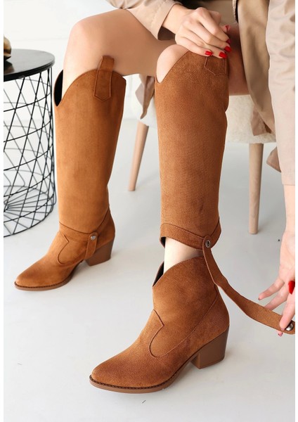 Milla Taba Süet Tak Çıkar Topuklu Bot ve Çizme fiyatları