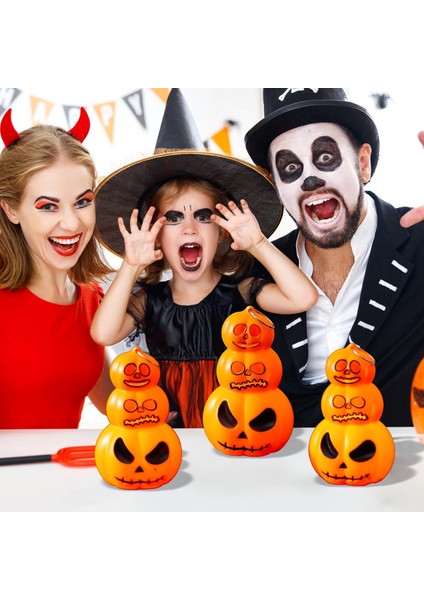 Halloween Bal Kabağı Şeklinde LED Lamba 12 cm fırsatları