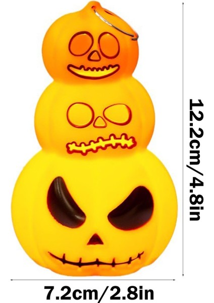 Halloween Bal Kabağı Şeklinde LED Lamba 12 cm indirimleri
