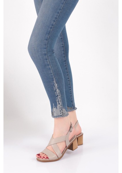 C5020 Kadin Yani Taşli Topuklu Abiye Ayakkabi indirimleri