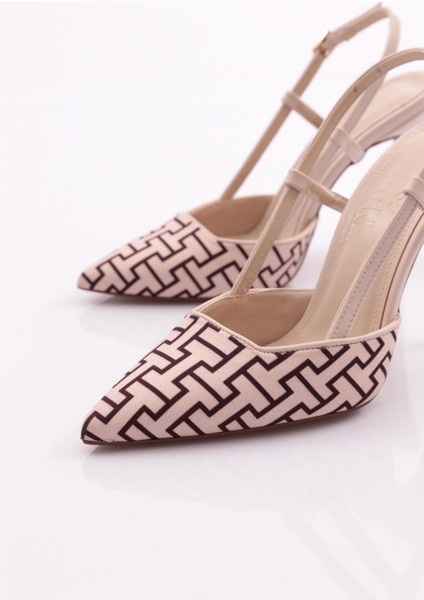 6305-2 Kadin Arkadan Bağlamali Topuklu Ayakkabi fırsatları