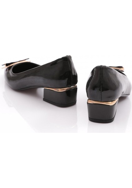 6846 Kadin Kare Tokali Topuklu Ayakkabi modelleri