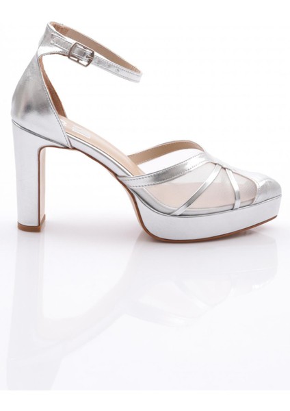 213 Kadin Bilekten Bağlama Topuklu Ayakkabi