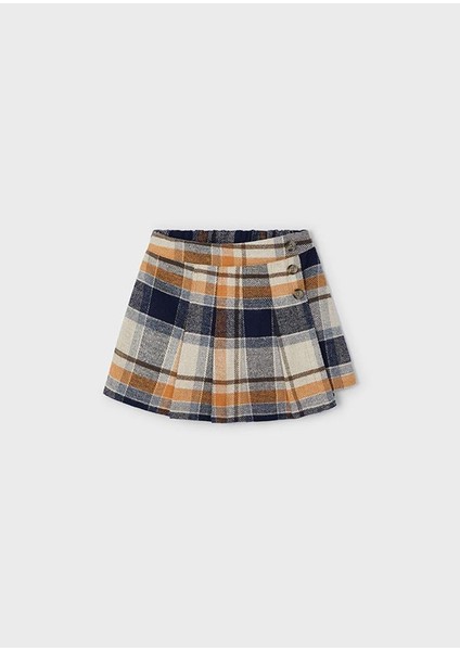 04-09 Yaş Kız Çocuk Ekose Şort Etek fırsatları