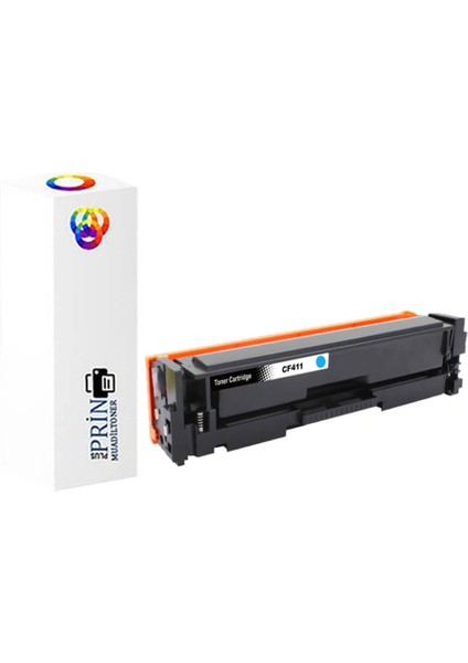 HP CF411A / PlusPrint HP Color Laserjet Pro M377DW Mavi Muadil Toner