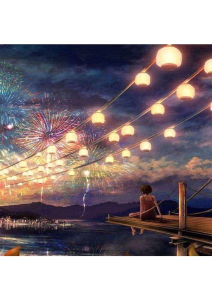 Kanvas maceracı Sayılarla Boyama Seti Kasnaklı 40 x 50 cm