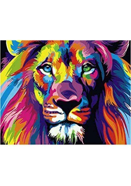 Kanvas renklerin Kralı Sayılarla Boyama Seti Kasnaklı 70 x 90 cm