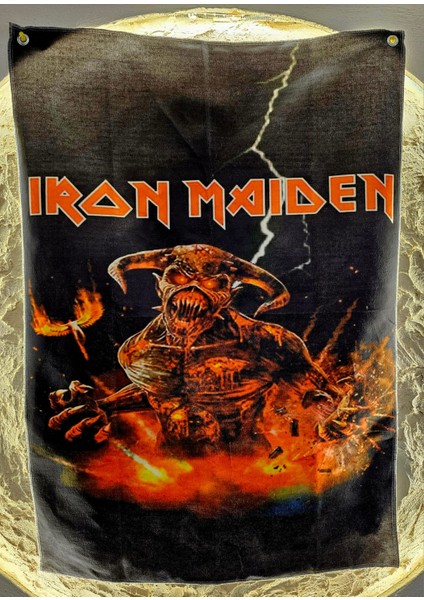 Iron Maiden Eddie The Head Duvar Örtüsü