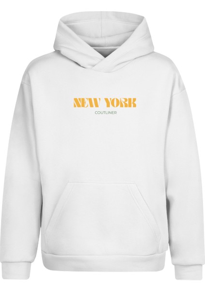 Basic Newyork Oversize Hoodie