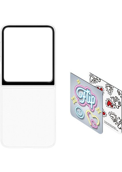 Galaxy Z Flip 6 Şeffaf Flipsuite Kılıf