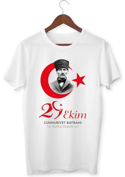 29 Ekim Tişört Cumhuriyet Bayramı T-Shirt 101. Yıl Atatürk