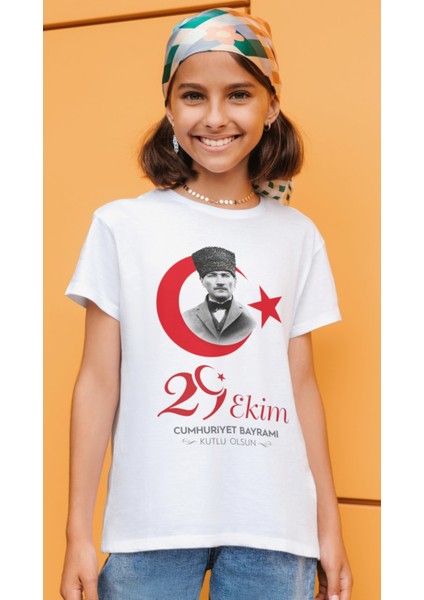 29 Ekim Tişört Cumhuriyet Bayramı T-Shirt 101. Yıl Atatürk fiyatları