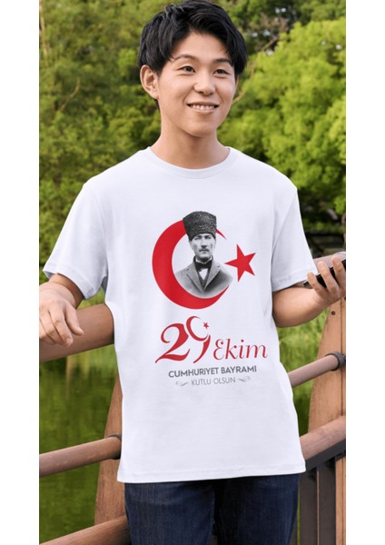 29 Ekim Tişört Cumhuriyet Bayramı T-Shirt 101. Yıl Atatürk modelleri