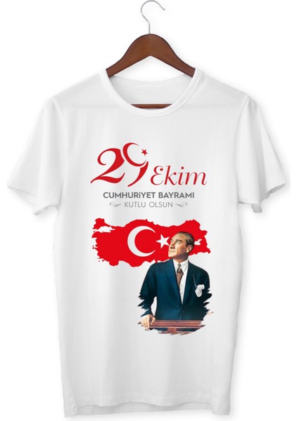 Cumhuriyet Bayramı 29 Ekim Tişört 101. Yıl T-Shirt Atatürk Tişört