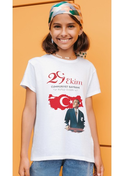 Cumhuriyet Bayramı 29 Ekim Tişört 101. Yıl T-Shirt Atatürk Tişört