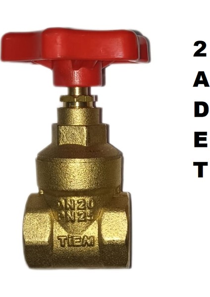 şiber vana 3/4 2 adet