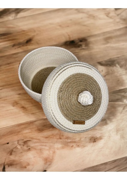 Ayşe Serhoşoğlu Home Design Hasır Sepet, Jüt Sepet, Hasır Sepet, Çok Amaçlı Dekoratif Hasır Sepet, Organizer fiyatları