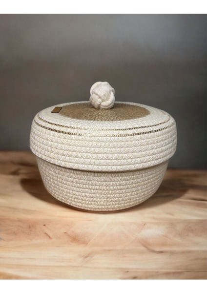 Ayşe Serhoşoğlu Home Design Hasır Sepet, Jüt Sepet, Hasır Sepet, Çok Amaçlı Dekoratif Hasır Sepet, Organizer fırsatları