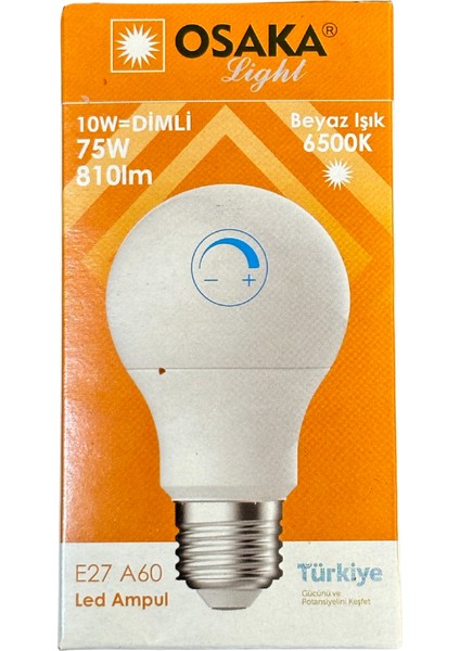 10W (75W) 6500K (Beyaz Işık) E27 Duylu Dim Edilebilir LED Ampul (8 Adet) fiyatları