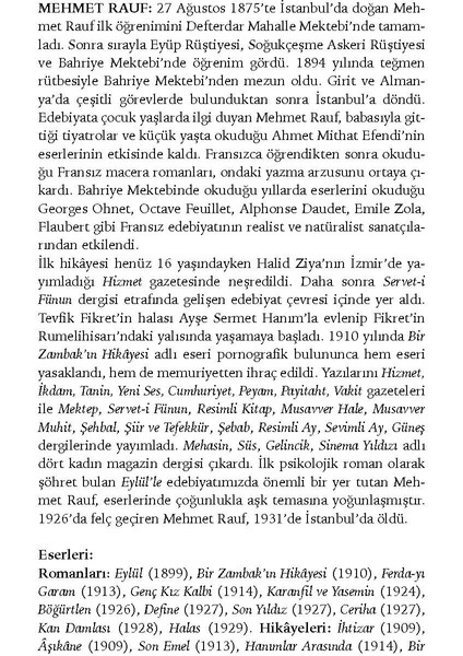 Eylül - Mehmet Rauf