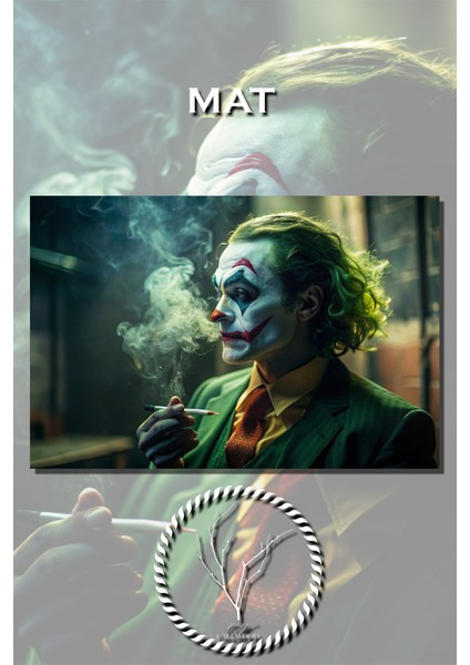 Dc Joker Film Posteri/Duvar Kağıdı  Baskı