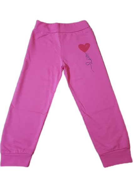 Deyti Bebek Tek Alt Pijama Kalp Baskılı