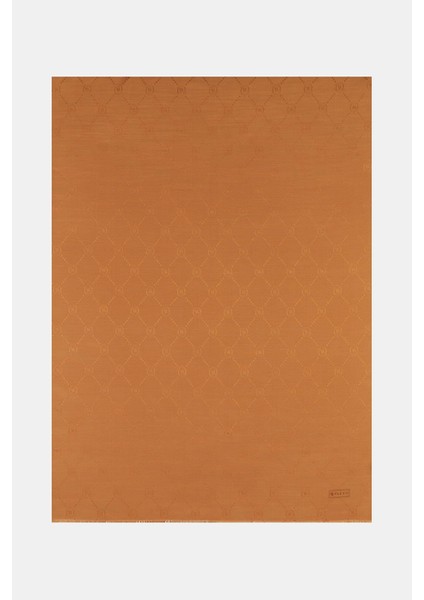 Pamuk Ipek Monogram Şal 40753-AÇIK Gri