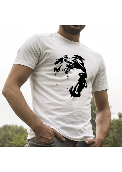 Atatürk Silüet Beyaz Tişört