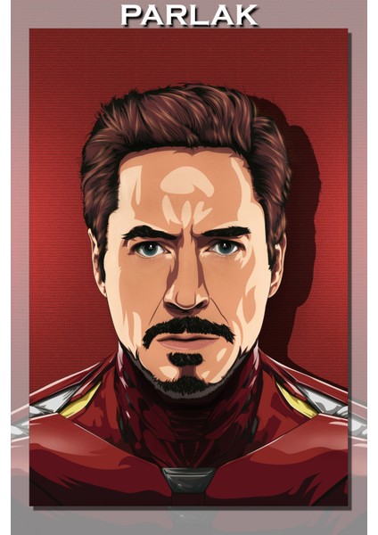 Marvel Iron Man Çizgi,Sanatsal Poster/ Duvar Kağıdı
