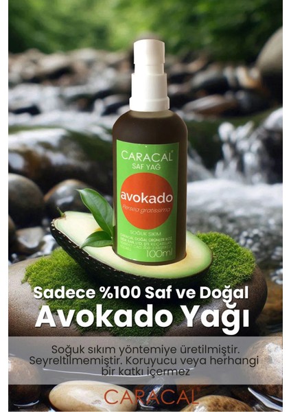 Soğuk Sıkım Avokado Yağı Doğal Avokado Yağı 100ML Avocado Oil