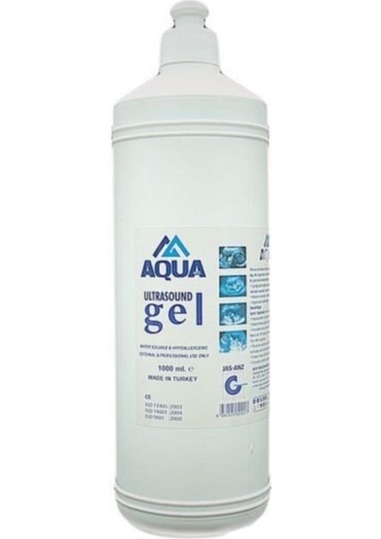 Aqua Epilasyon, Ultrason, Ekg Cihaz Jeli 1 Lt. 20 Adet