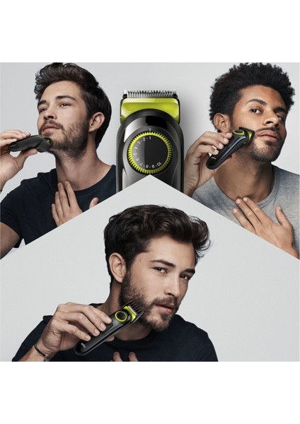 Islak Saç & Sakal Şekillendirici Kablosuz Islak & Kuru Kullanım- Old Spice Losyon Hediyeli Vücut Şa