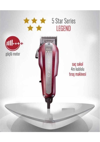 5 Star Legend 8147 Pro Kablolu Saç Sakal Kesme Makinesi 10019366 Kuru Saç Kablolu 3 - 5 Bor