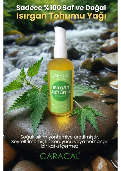 Doğal Isırgan Tohumu Yağı Saf Isırgan Yağı Soğuk Sıkım