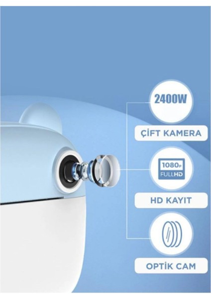 80-1600 Mini Dijital Fotoğraf Çıkaran Video Kaydedici Taşınabilir Anında Baskı Çıkaran Çocuk Kamer fırsatları