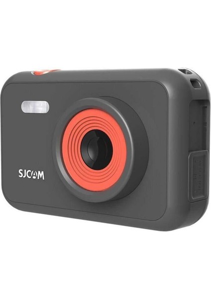 Siyah Funcam Çocuk Kamerası Fullhd 1080P 12MP 2.0” Ekran Fotoğraf Makinesi 650MAH Siyah High Defini