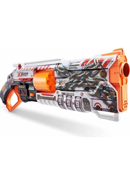 36606 X-Shot Skins Lock Blaster 16 Mermili Sünger Dart Atan Silah 56 cm -Sunman