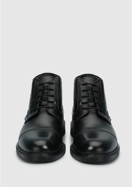 Siyah Deri Erkek Bot modelleri