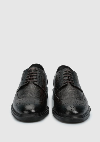 Kahve Deri Erkek Ayakkabı modelleri