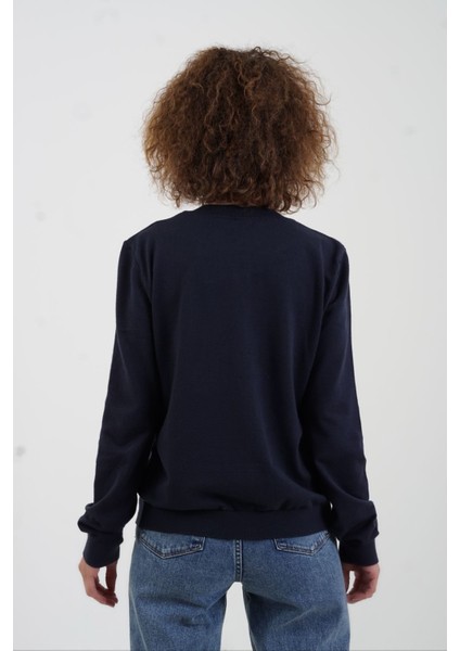 Lacivert Flato Cepli Düğmeli Hırka indirimleri