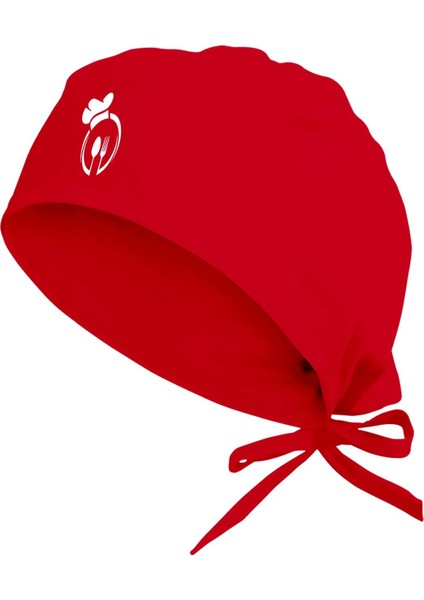 Kaşık Çatal Temalı Bone | Restaurant Bonesi | Aşçı Bonesi Nar Çiçeği