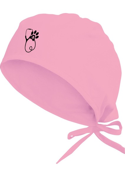 Ebe Temalı Hastane Bonesi | Cerrahi Bone Pembe