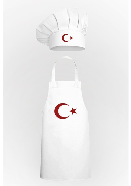 Ayyıldız Tasarım Mutfak Önlüğü & Mantar Bone Avantaj Paketi